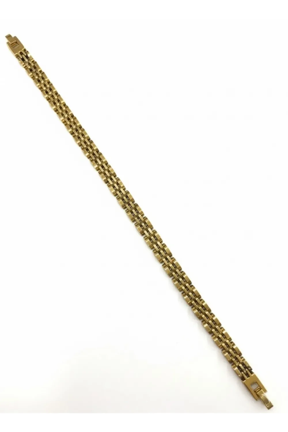 Çelik  Erkek Çelik Bileklik Boy 21.5 Cm / En 0.6 Mm  - Ebl0082