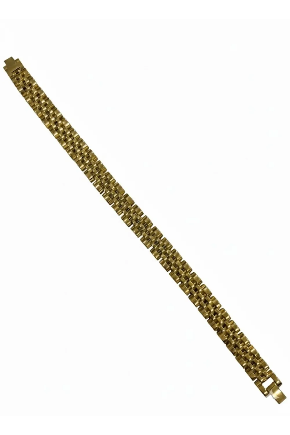 Çelik  Erkek Çelik Bileklik Boy 21.5 Cm / En 1.0 Cm  - Ebl0072