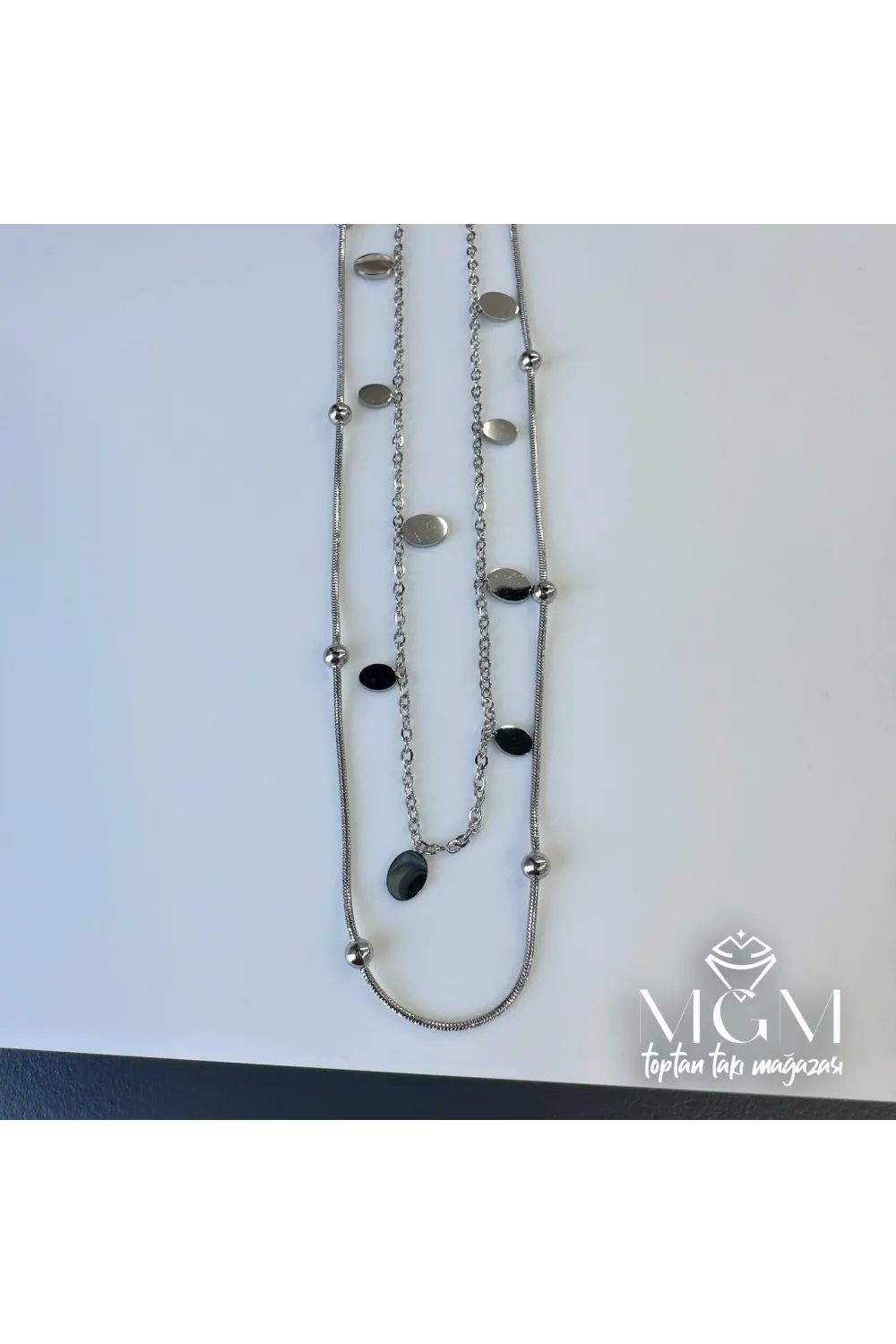 Çelik Kolyeler 45+5 Cm Uzatma Payı - Kl0031