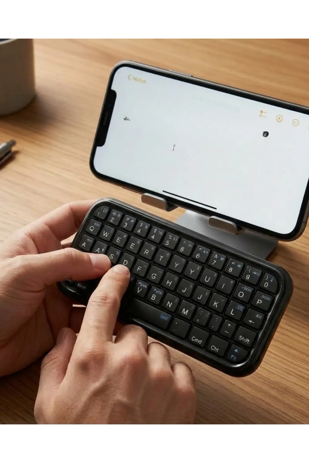 Cep Boyutu Kablosuz Bluetooth Klavye Telefon Ve Tablet Uyumlu