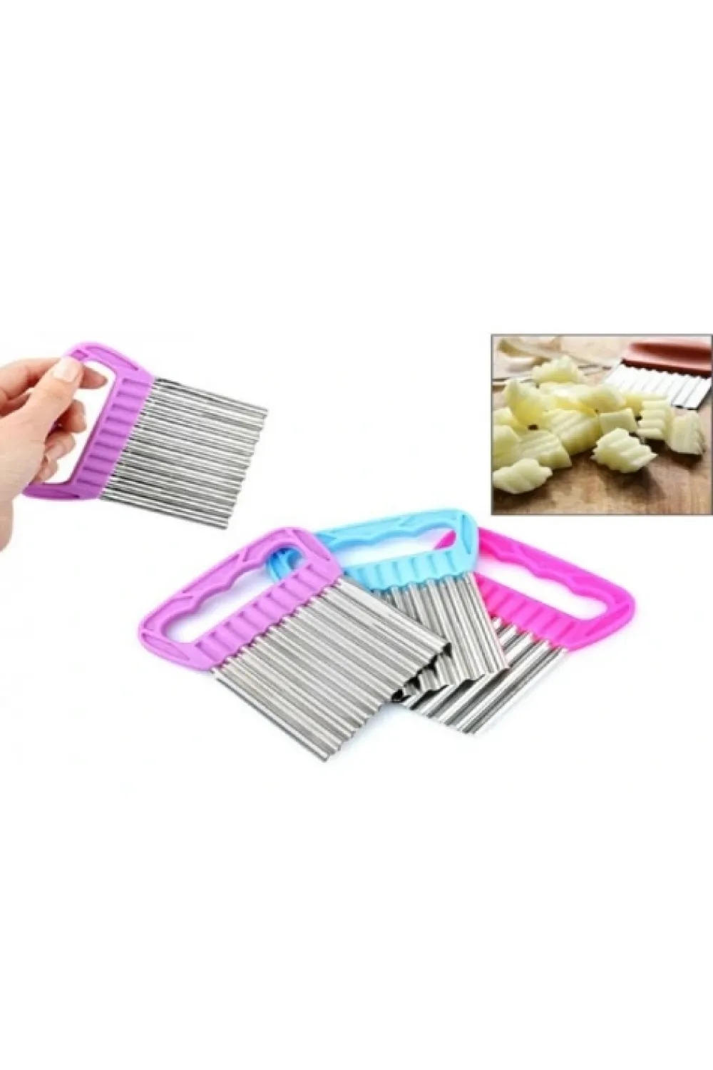 Chips Chopper Şekilli Sebze Ve Meyve Dilimleyici