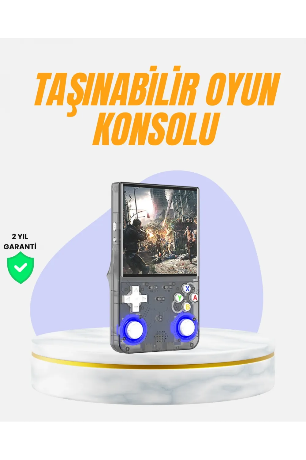 Çift Joystickli Retro Oyun Konsolu 2500mah Bataryalı