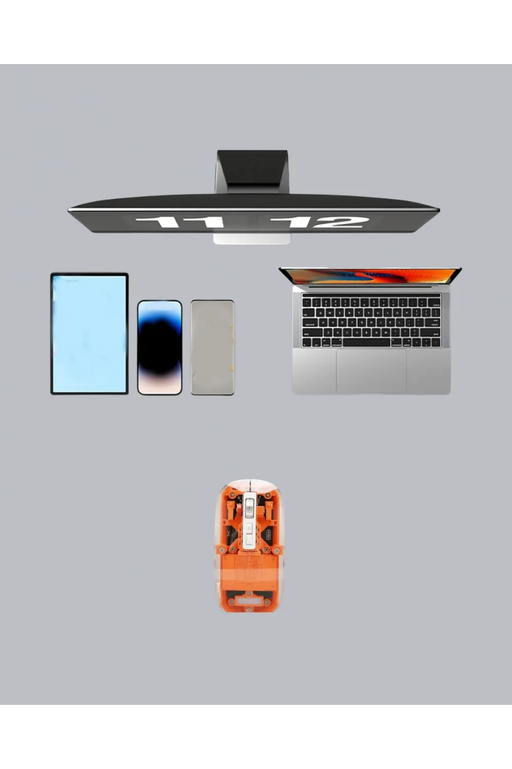 Çift Modlu Fare – Usb Alıcılı Ve Bluetooth Bağlantılı
