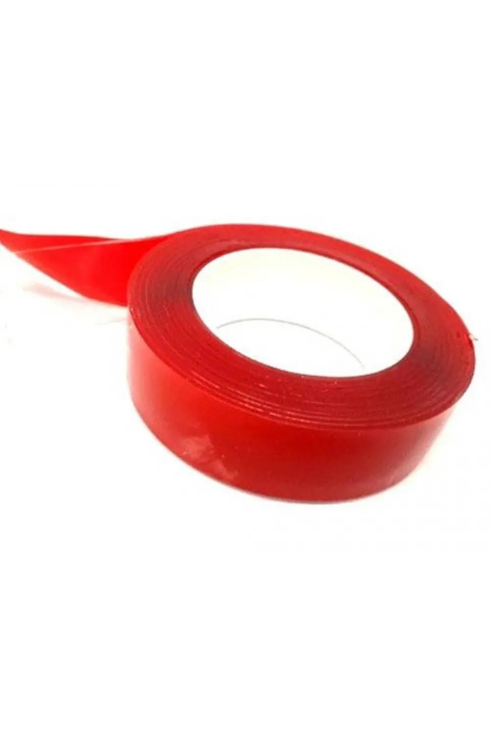 Çift Taraflı Akrilik Silikonize Bant 18 Mm X 2 Metre Kırmızı Vhb