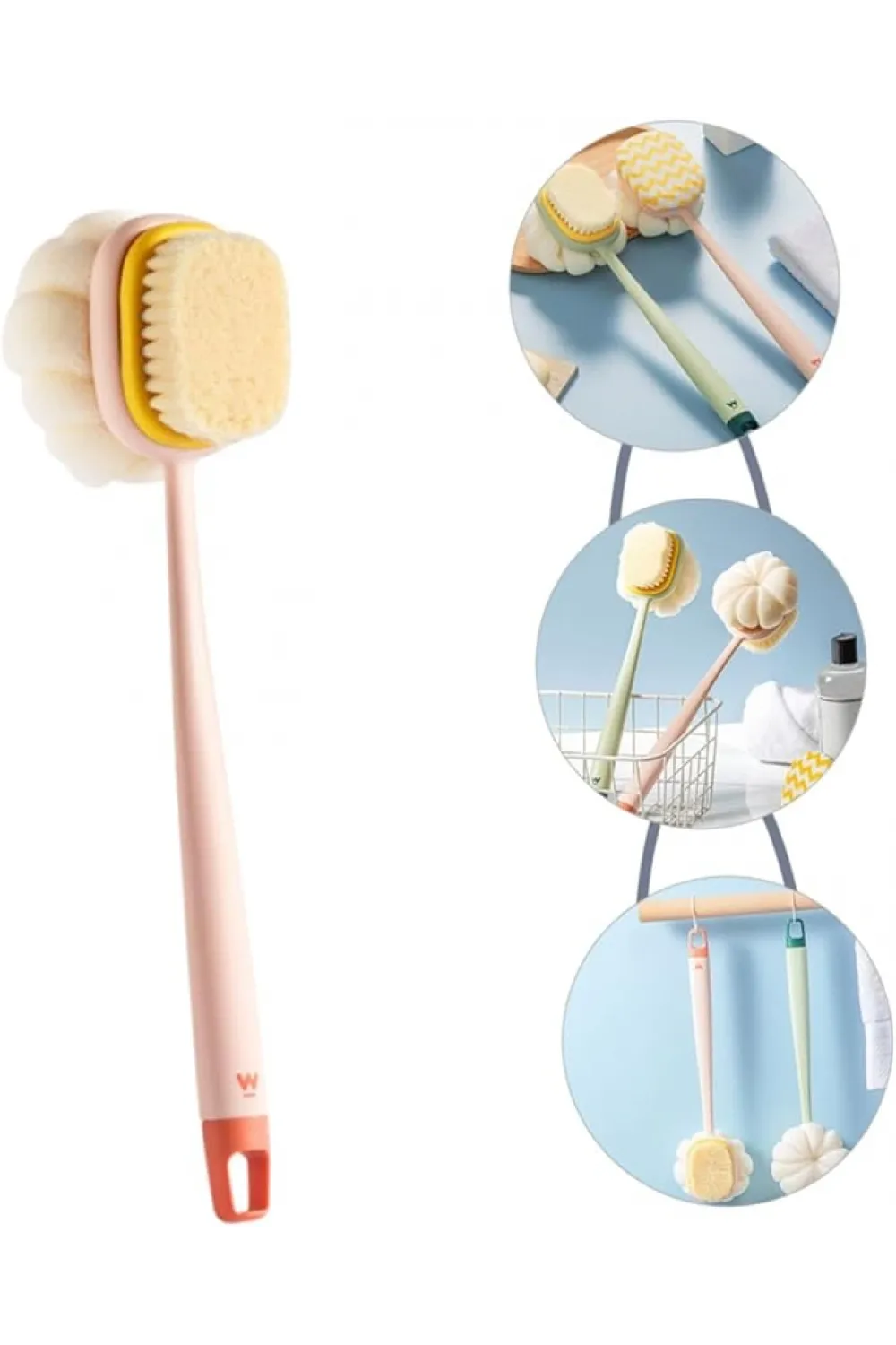 Çift Taraflı Banyo Duş Fırçası