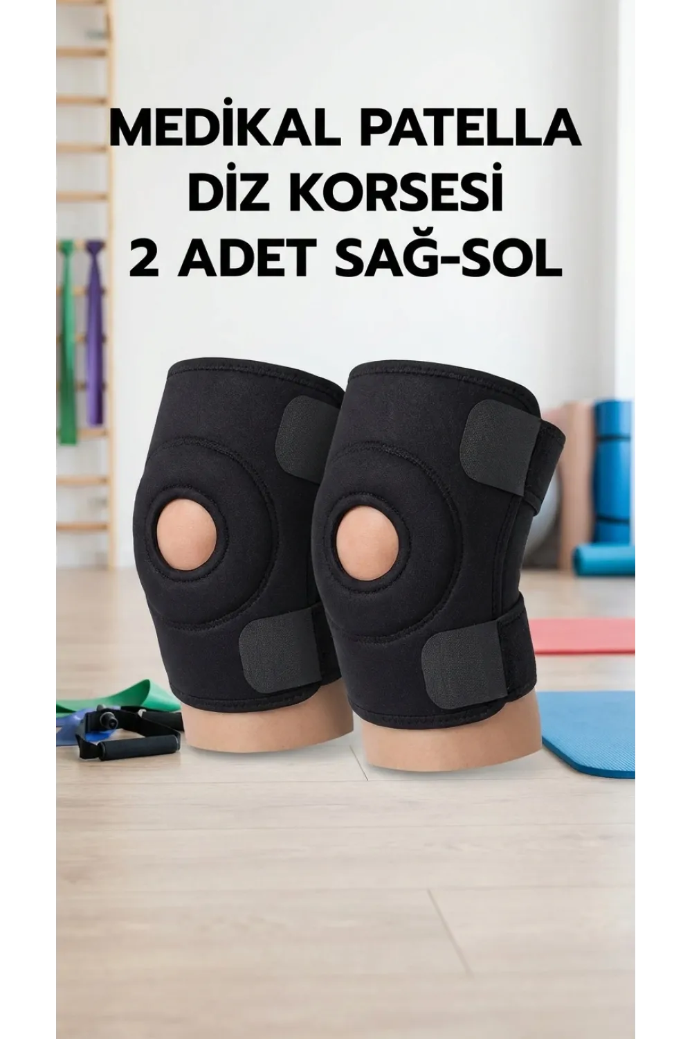 Çift Taraflı Patella Destekli Menisküs Ağrısı İçin Spor Dizlik