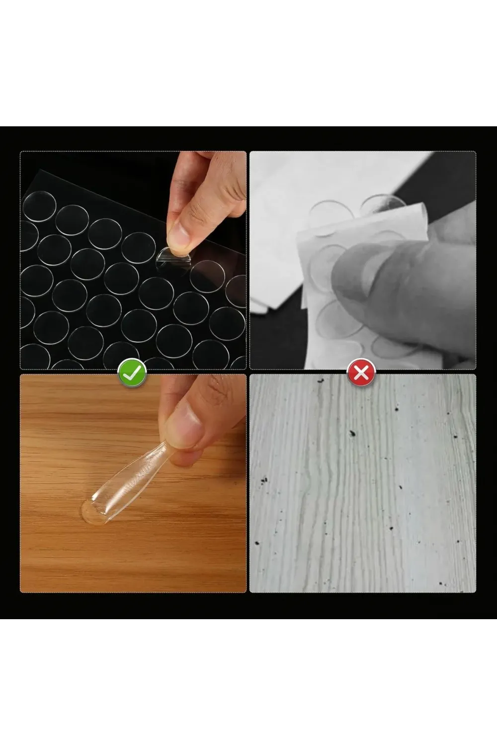 Çift Taraflı Yuvarlak Montaj Macunu 42li