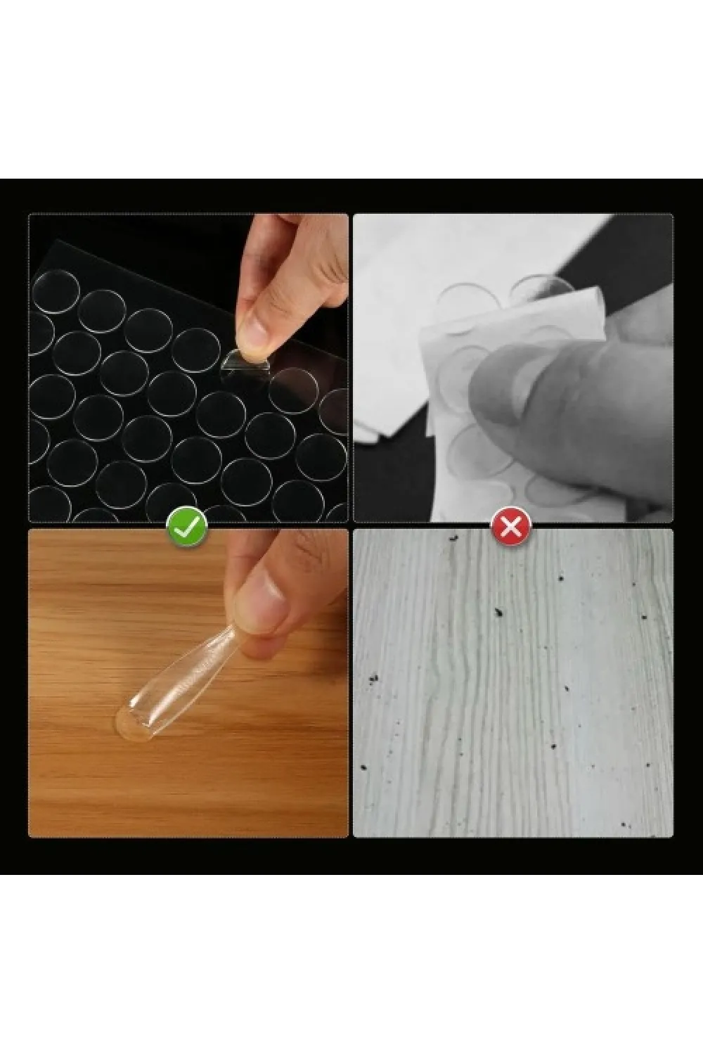 Çift Taraflı Yuvarlak Montaj Macunu 42li