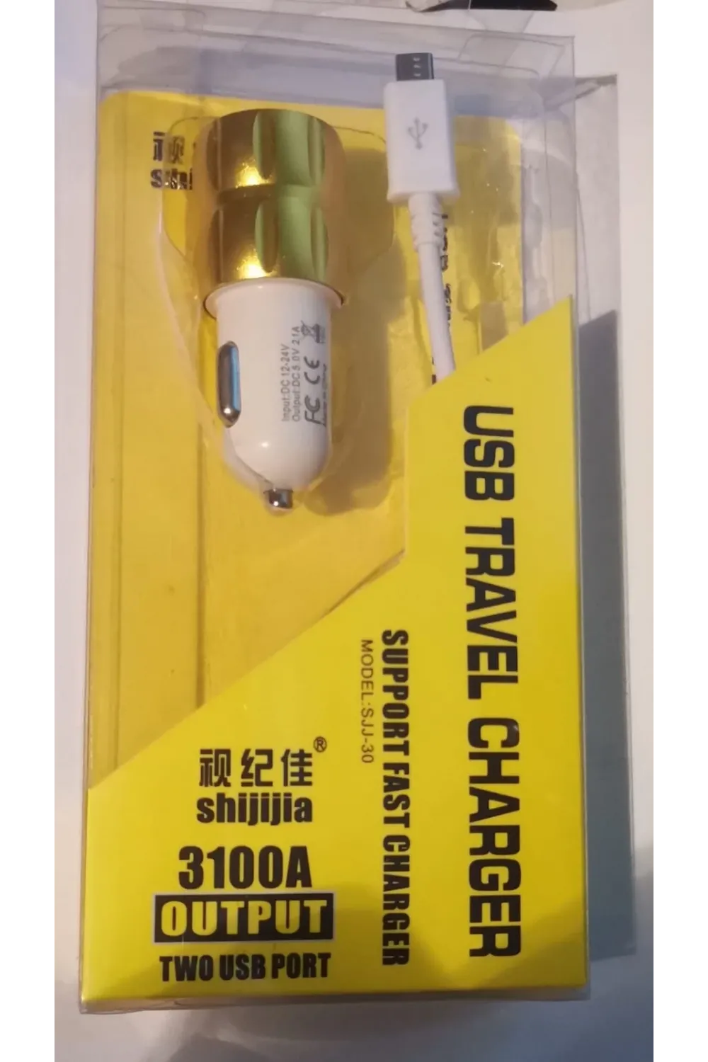 Çift Usb Girişli 3.1 Çıkışlı Seyahat Seti Android / Micro Usb