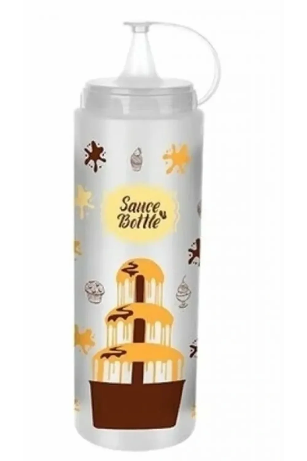 Çikolata Sos Şişesi - Şeffaf  - 700 Ml