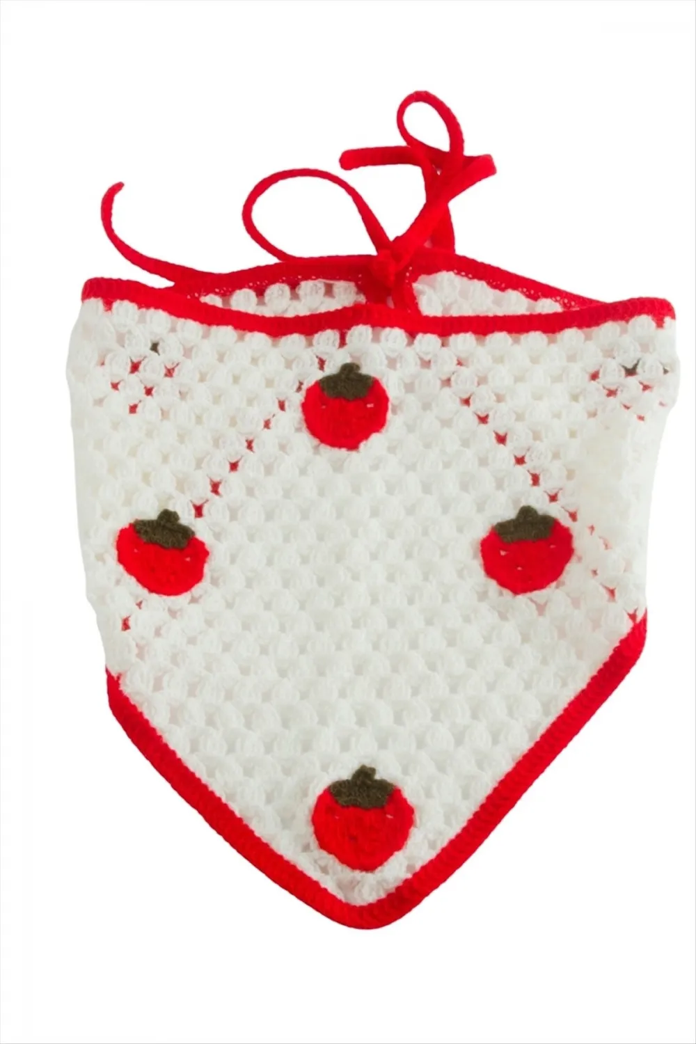 Çilek Örme Bohem Bandana