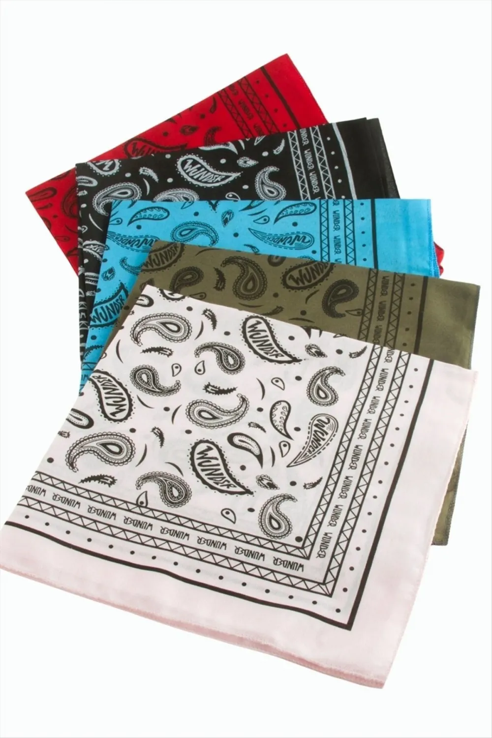 Çini Desenli Keten Bandana 50*50