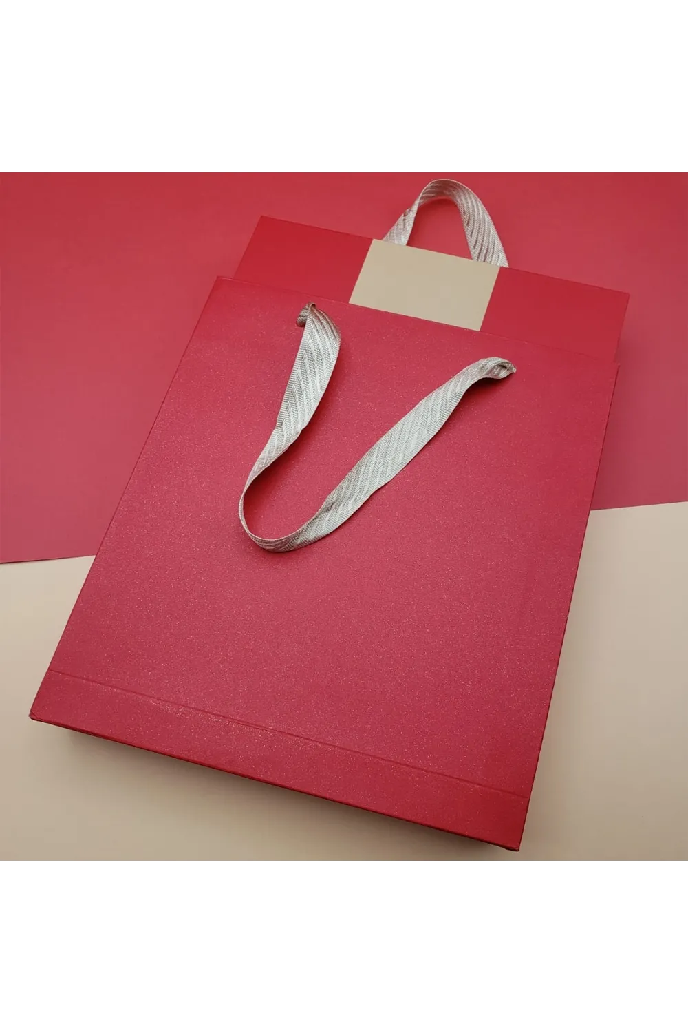 Çizgili Defter Ve Metal Kalem Seti Kırmızı