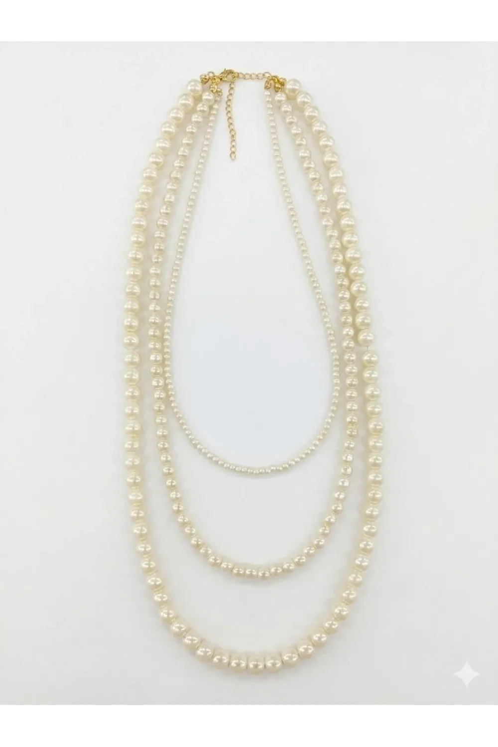 Classic Glow İnci Katman Kolye - Kl0308