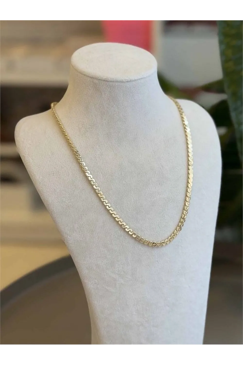 CM Zincir Kolye - 45 cm - Altın