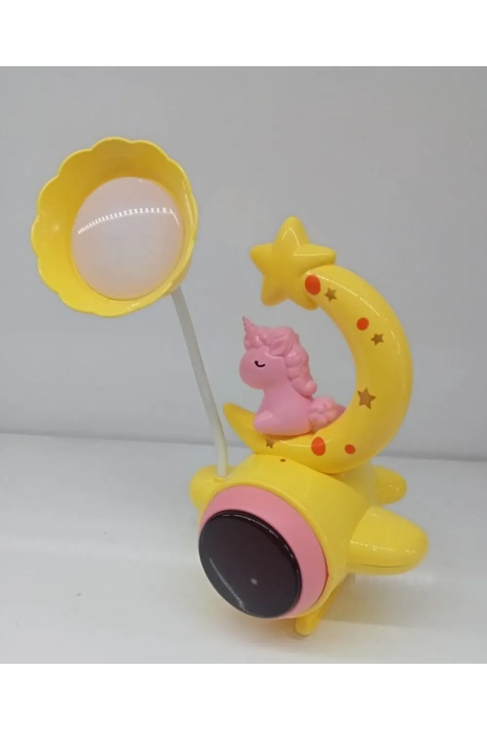 Çocuk Odası Ay ve Unicorn Desenli Gece Lambası