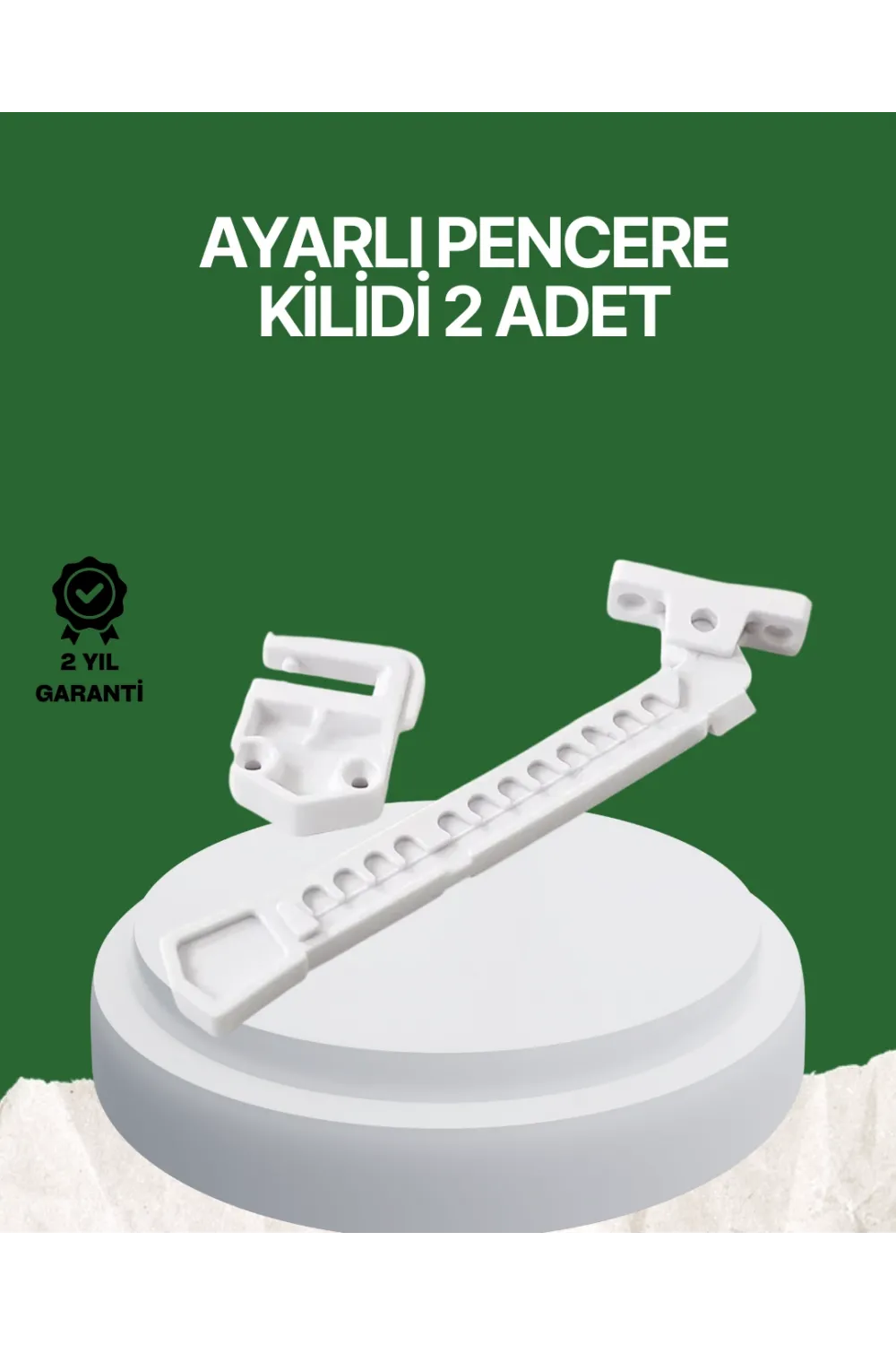 Çocuk Ve Evcil Hayvanlar İçin Pencere Emniyet Kilidi 2 Adet