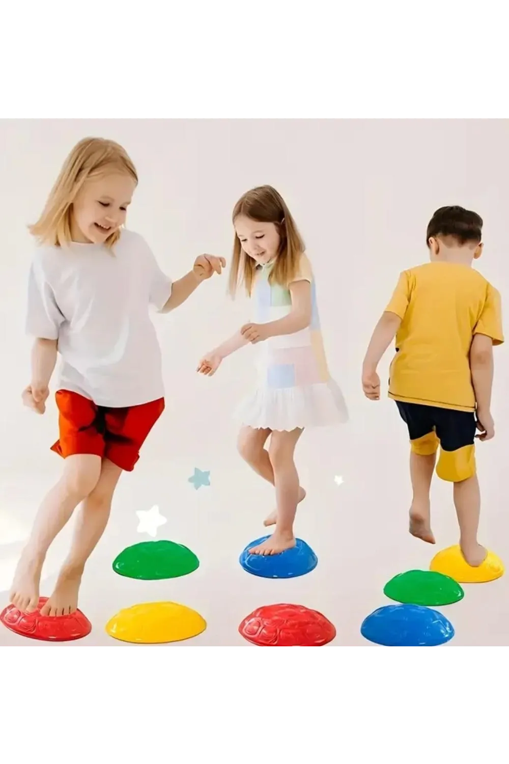 Çocuk Yarım Küre denge Ve Koordinasyon Adası 6 Lı Set
