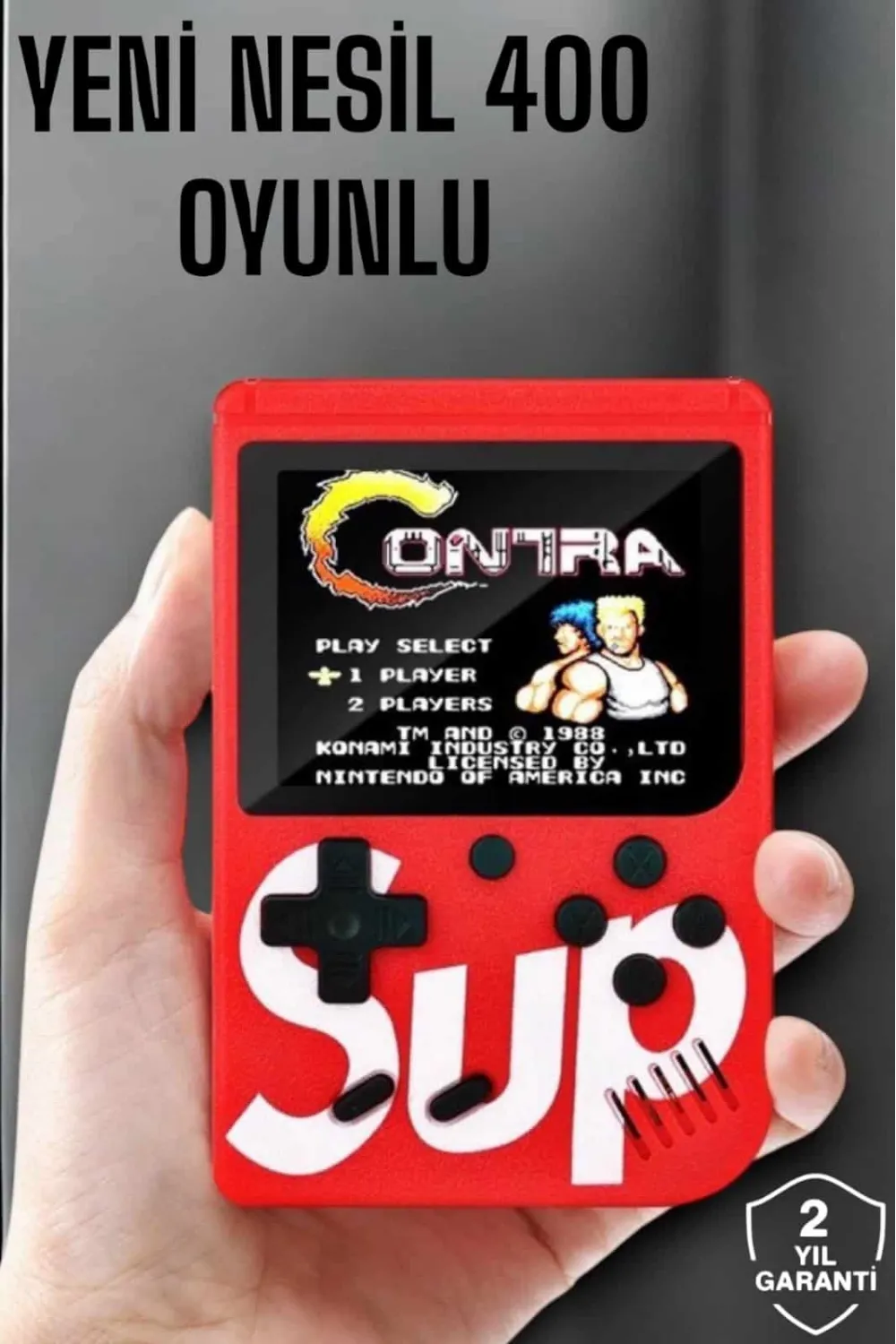 Çocuklara Özel Sup 400 Oyunlu Mini Oyun Konsolu