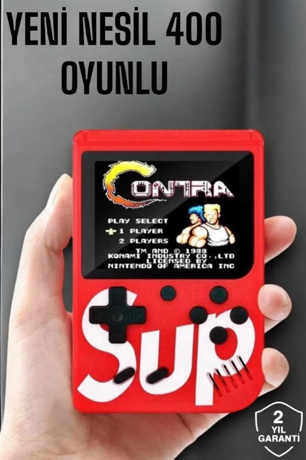 Çocuklara Özel Sup 400 Oyunlu Mini Oyun Konsolu