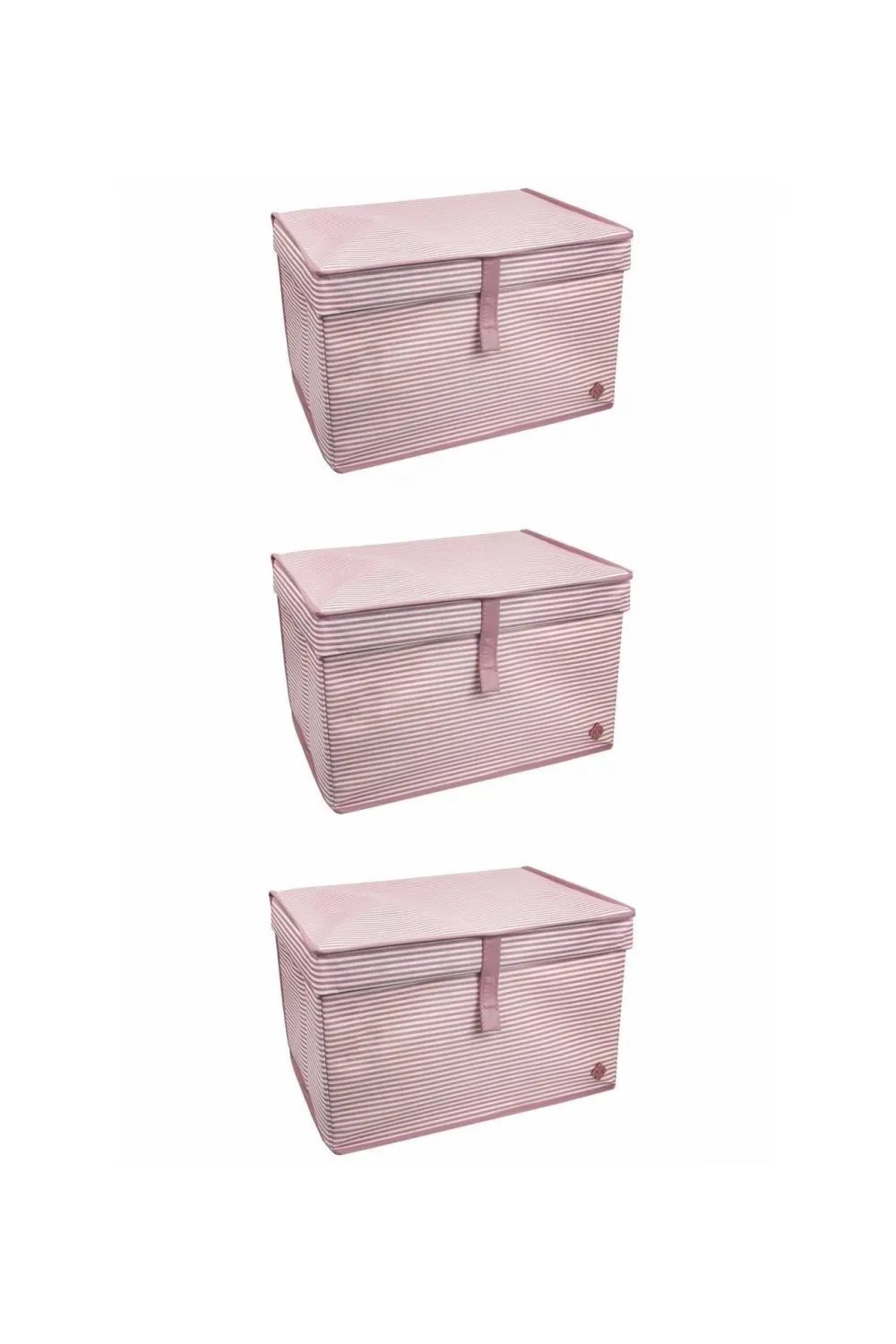 Çok Amaçlı Düzenleyici Kutu Organizer Cırt Cırtlı Hurç Mega Plus Boy 40cm X 30cm X 70cm (3 Adet)