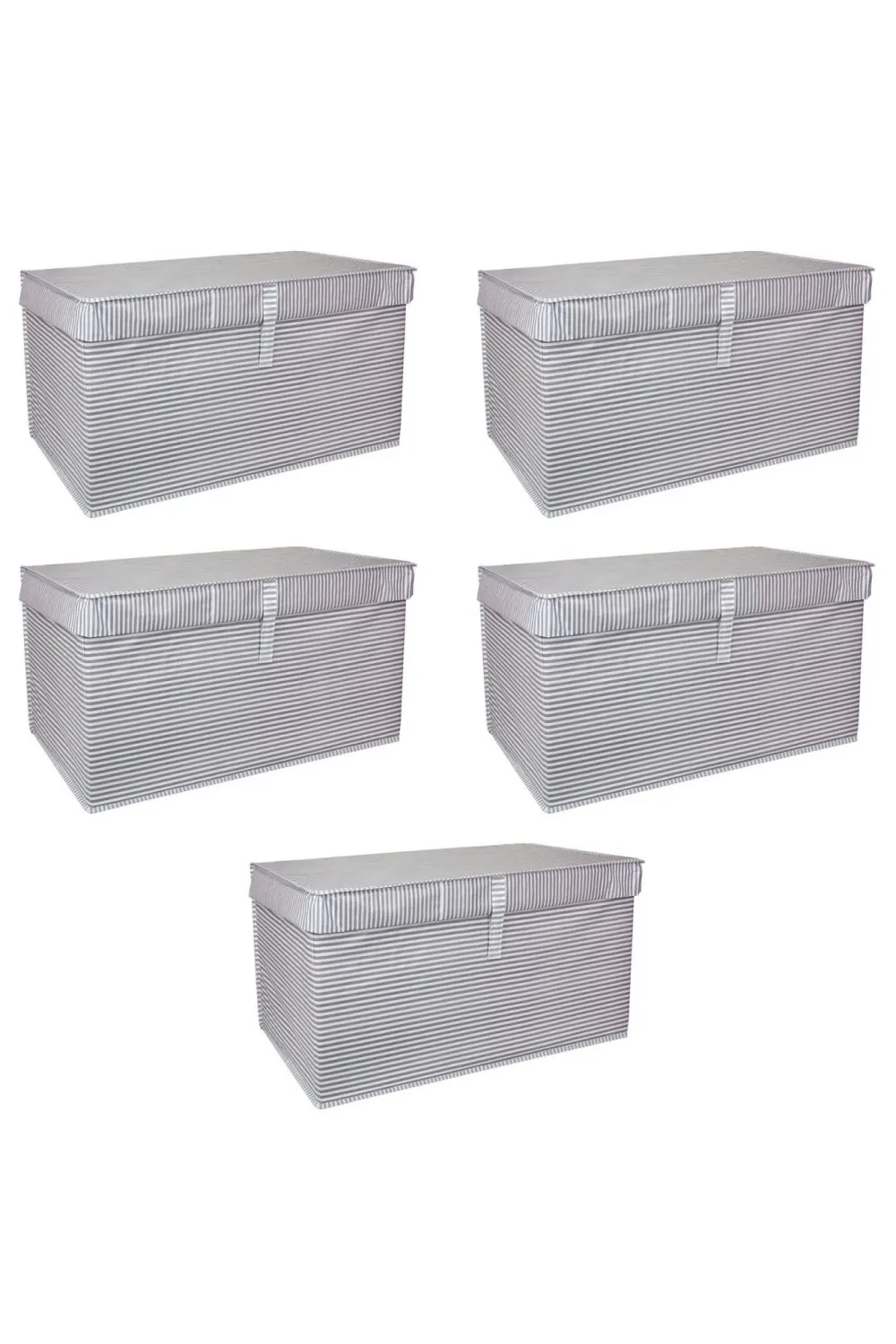 Çok Amaçlı Düzenleyici Kutu Organizer Cırt Cırtlı Hurç Mega Plus Boy 40cm X 30cm X 70cm (5 Adet)