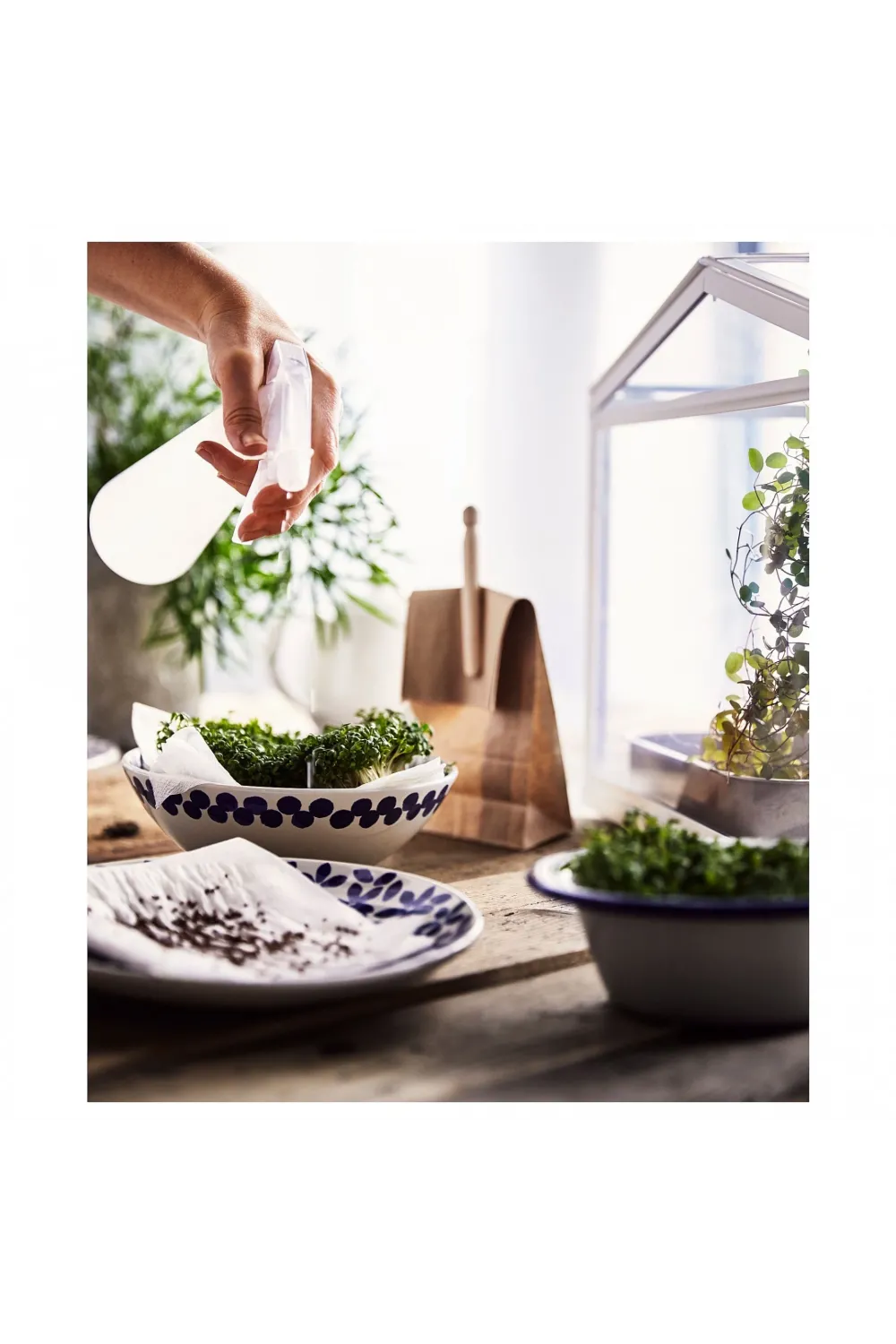 Çok Amaçlı Spreyli Şişe Şeffaf 350 Ml