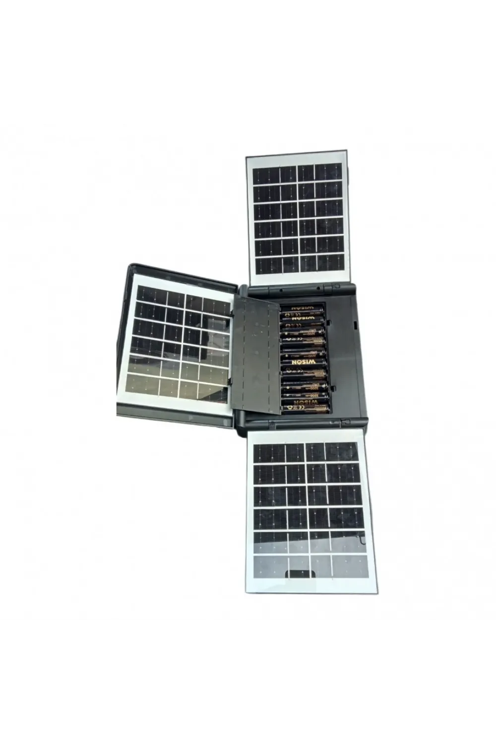 Çok Fonksiyonlu 3 Solar Panelli 400W Spot Aydınlatma WS-5585