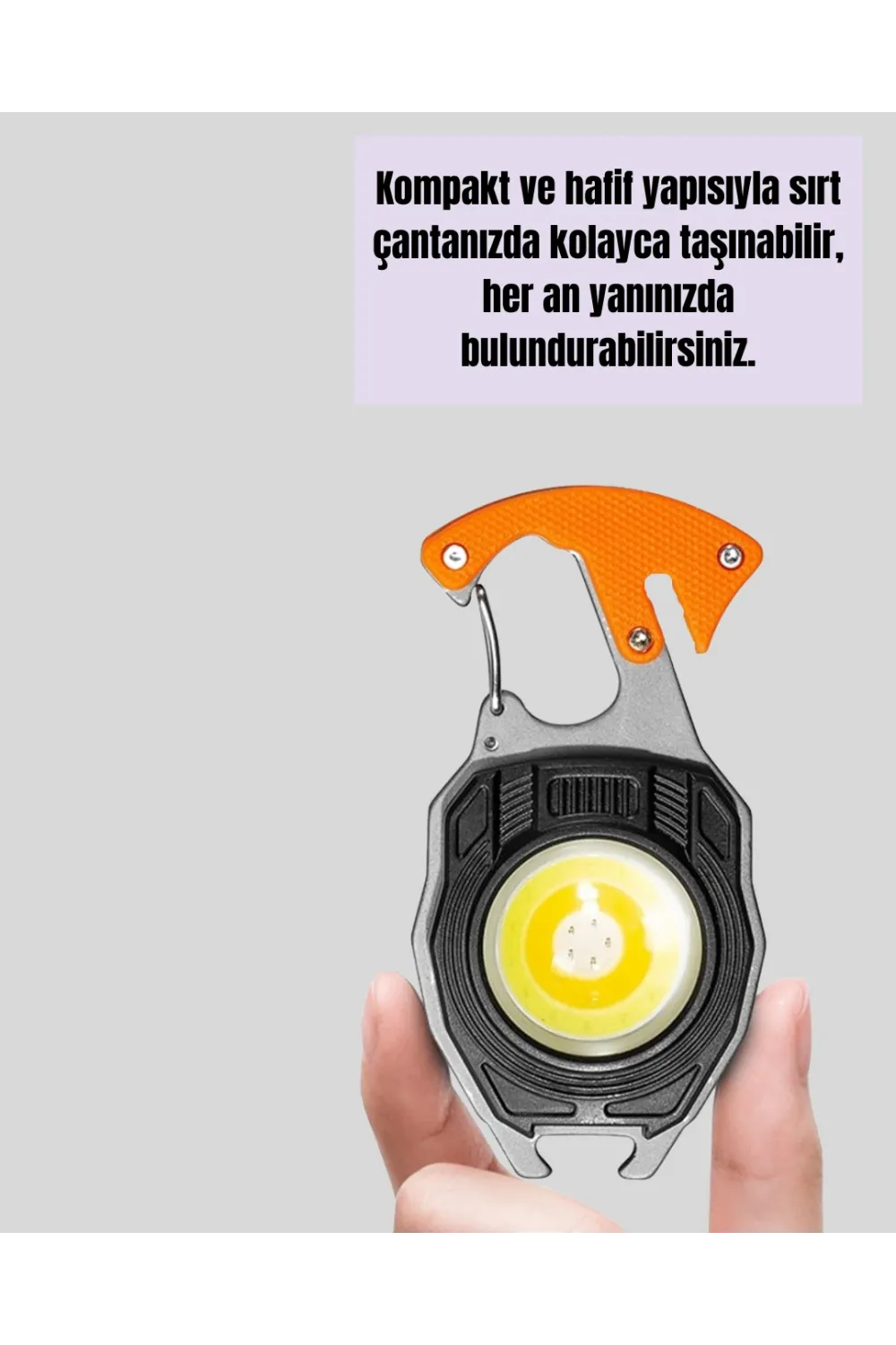 Çok Modlu Led Işıklı Pratik Anahtarlık