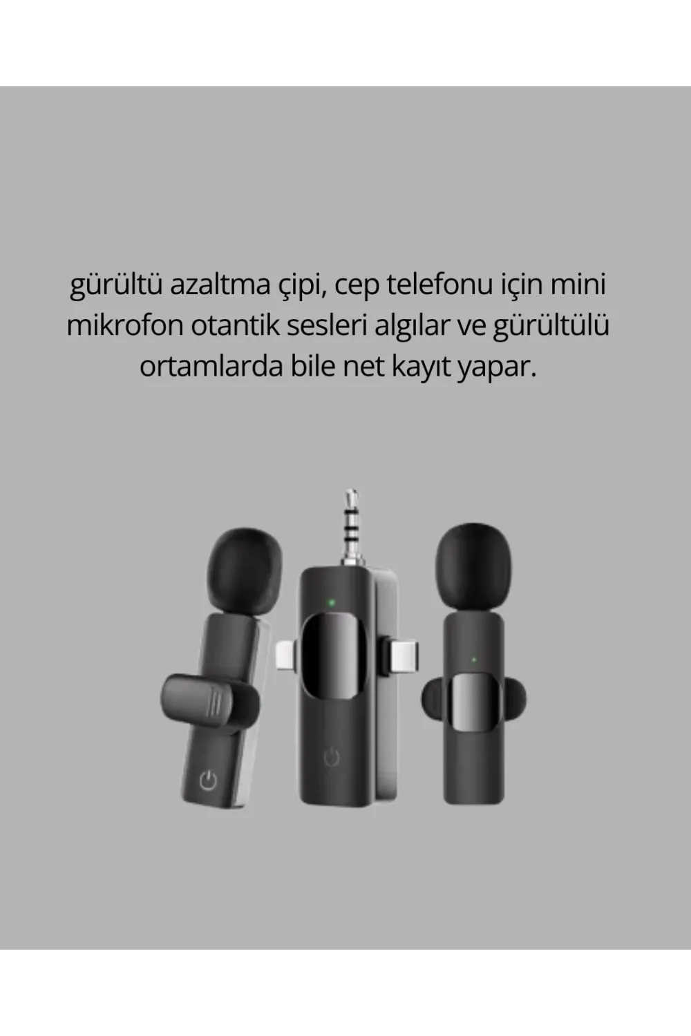 Çok Yönlü Mikrofon - Net Ses, Uzun Pil