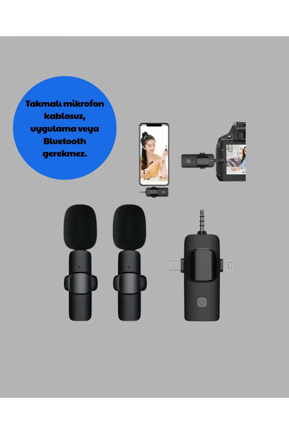 Çok Yönlü Mikrofon - Net Ses, Uzun Pil