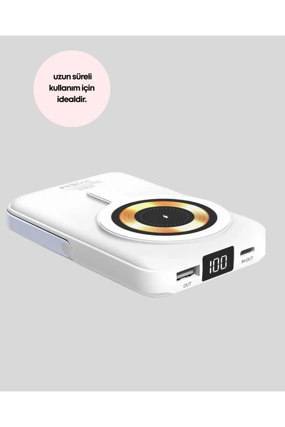 Çoklu Kablo Çıkışlı Taşınabilir Powerbank Kompakt Tasarım