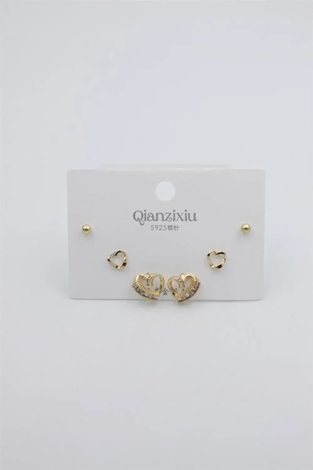 Çoklu Set Küpe - Altın