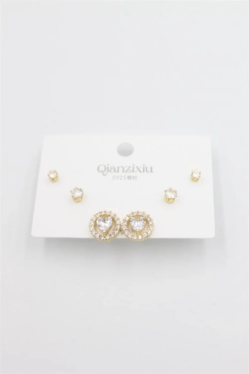 Çoklu Set Küpe - Altın