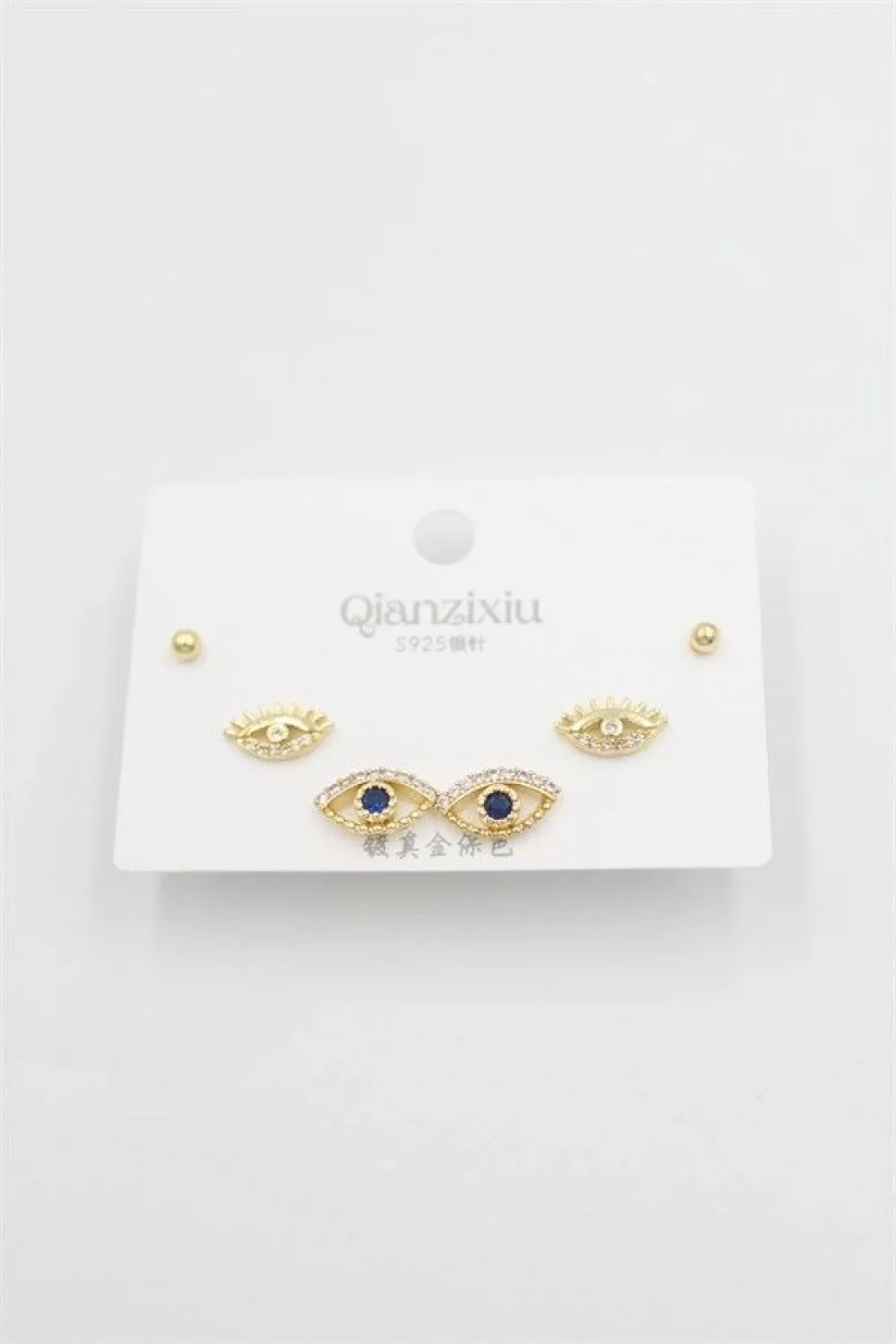 Çoklu Set Küpe - Altın