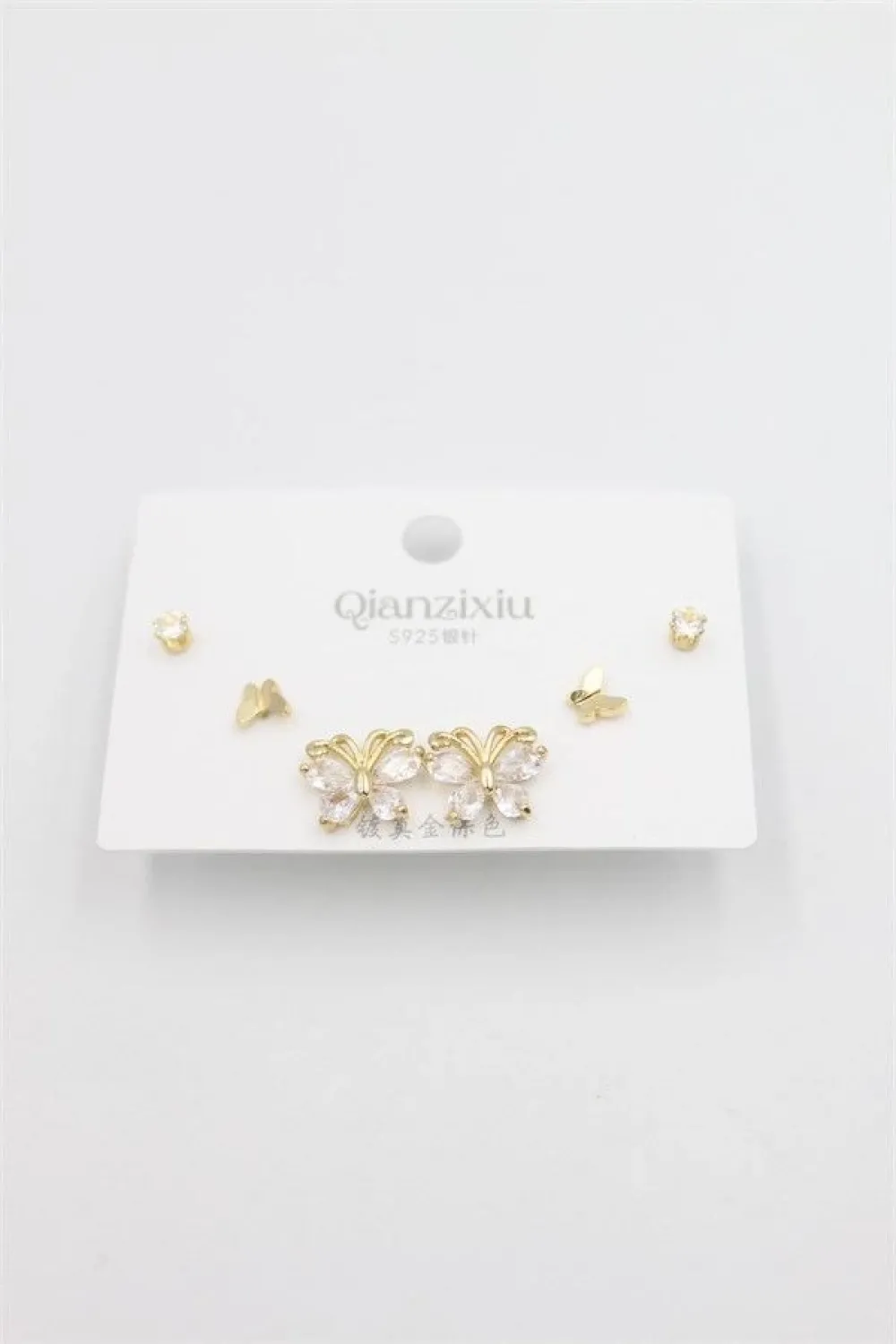 Çoklu Set Küpe - Altın