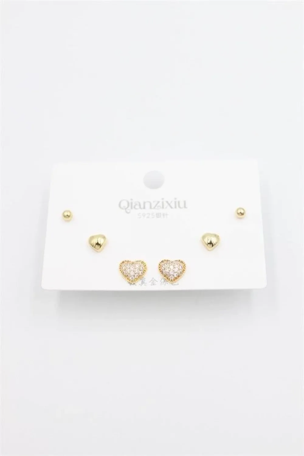 Çoklu Set Küpe - Altın