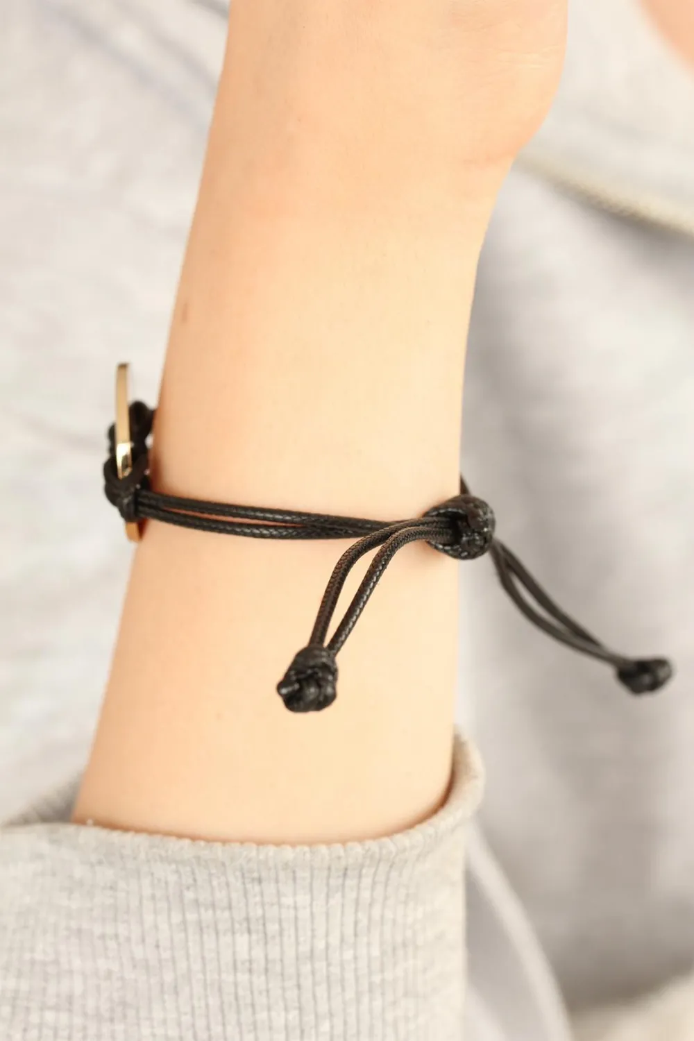 ietaks™ COOL (Havalı) Siyah Deri İpli Unisex Mood Bileklik