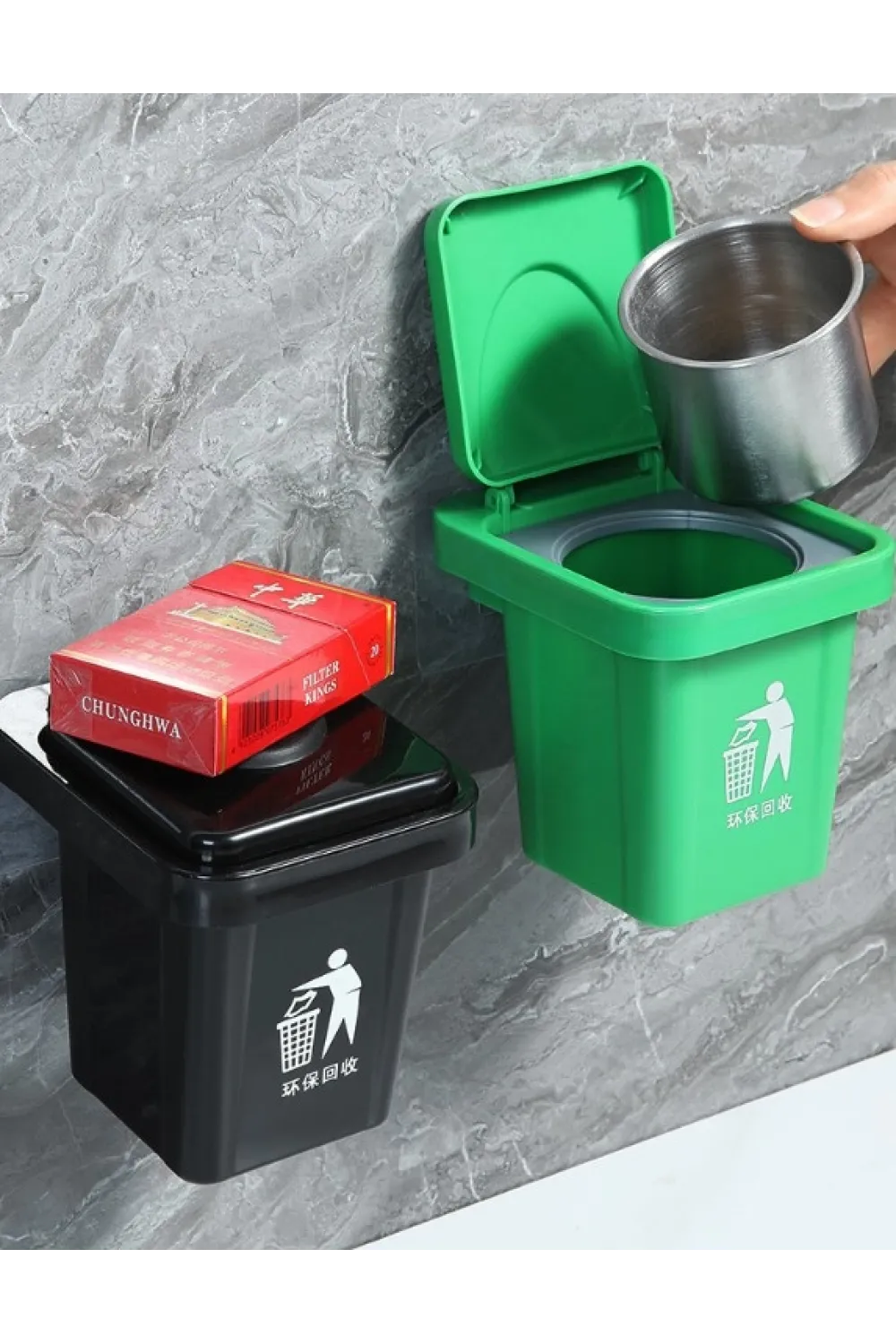 Çöp Kovası Tasarımlı  Küllük