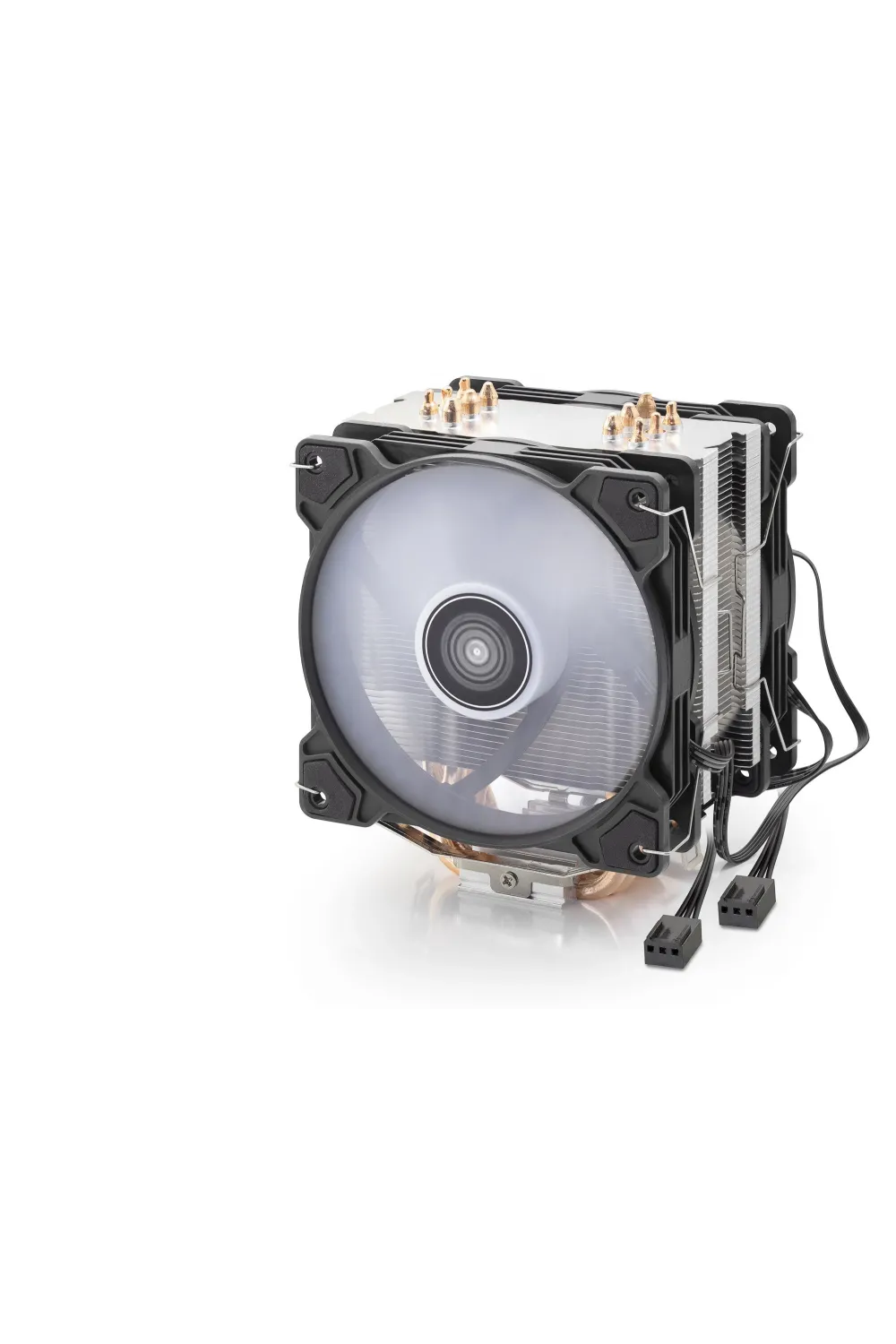 Cpu İşlemci Kule Tipi Soğutucu Çift Fanlı 6 Bakır Borulu - Siyah ND2601