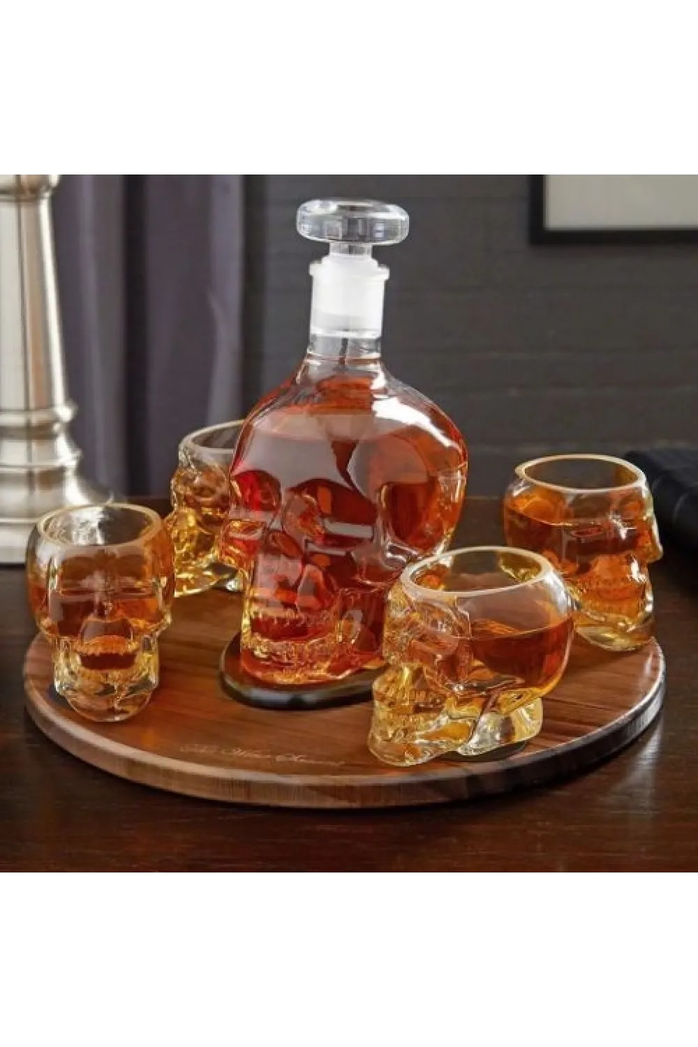 Crystal Head Kuru Kafa Cam Şişe 350 Ml