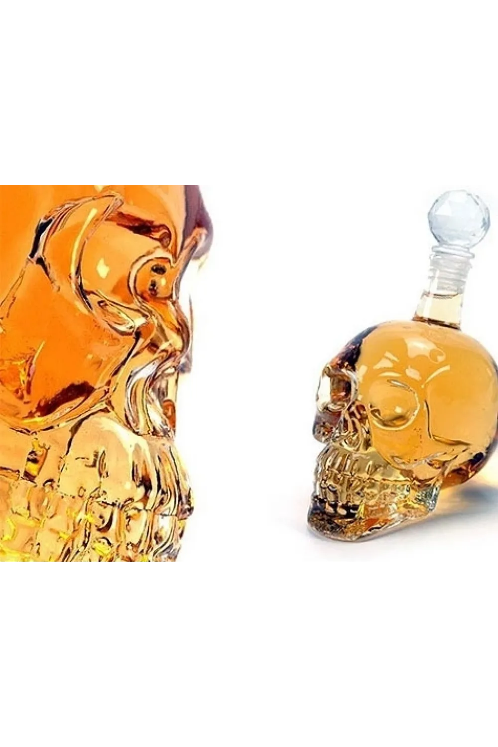 Crystal Head Kuru Kafa Cam Şişe 350 Ml