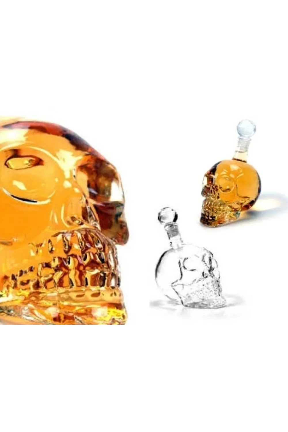 Crystal Head Kuru Kafa Cam Şişe 350 Ml
