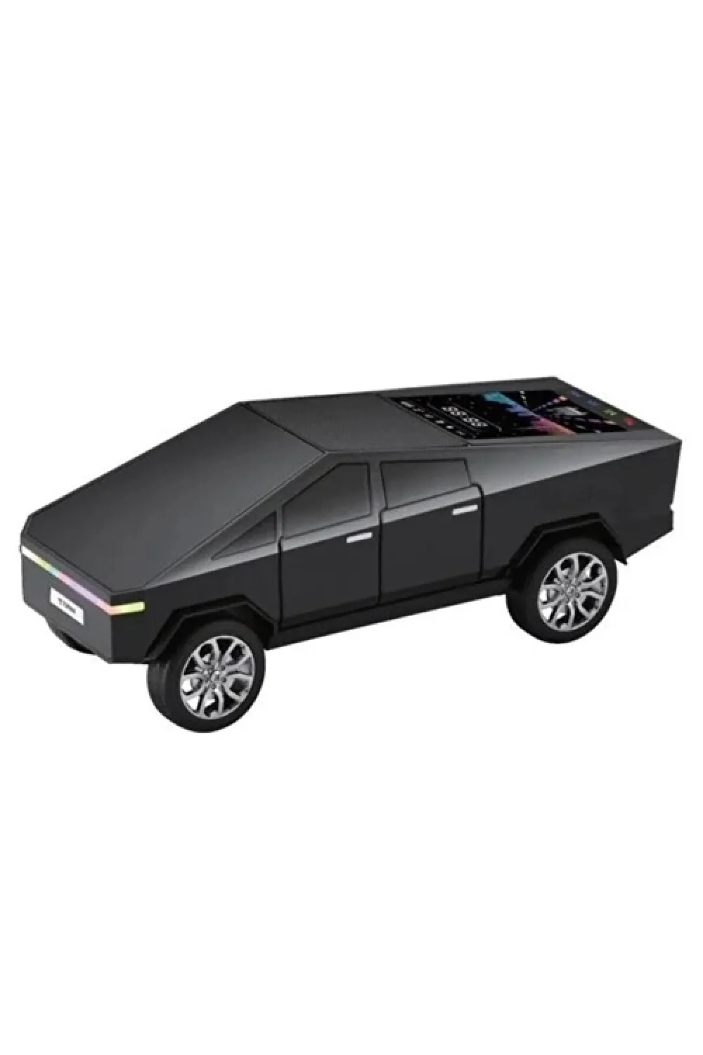 D68 Cyber Model Araba Tasarımlı Bluetooth Hoparlör 15w Güçlü Ses Rgb Led /tws/usb Siyah