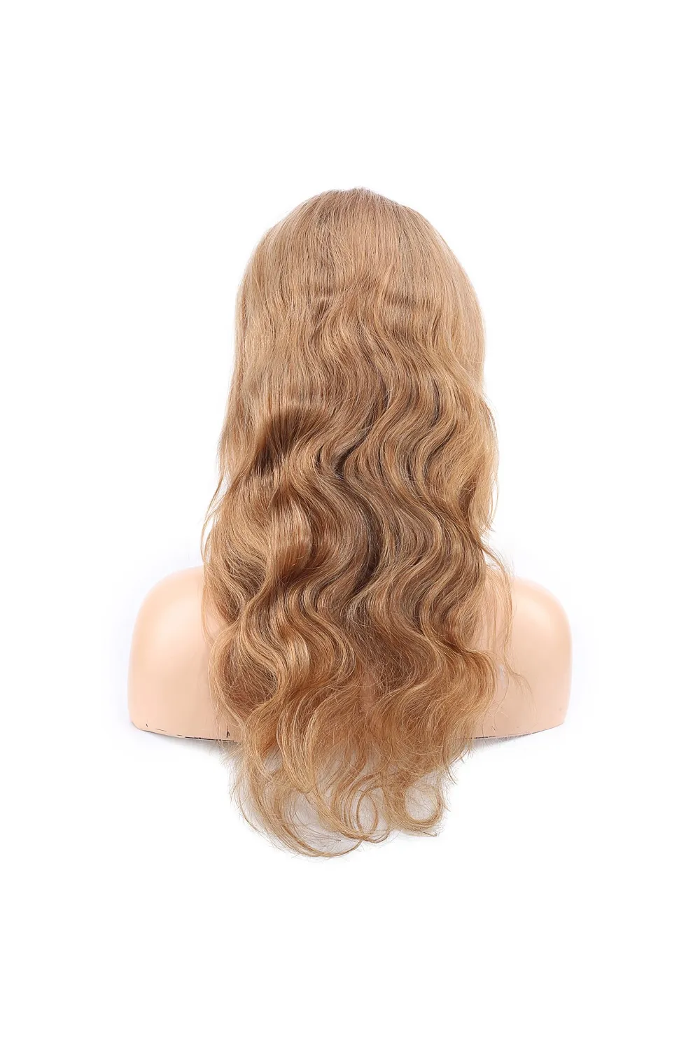 Dalgalı Front Lace Gerçek Tül Peruk - Kumral - 60-65cm