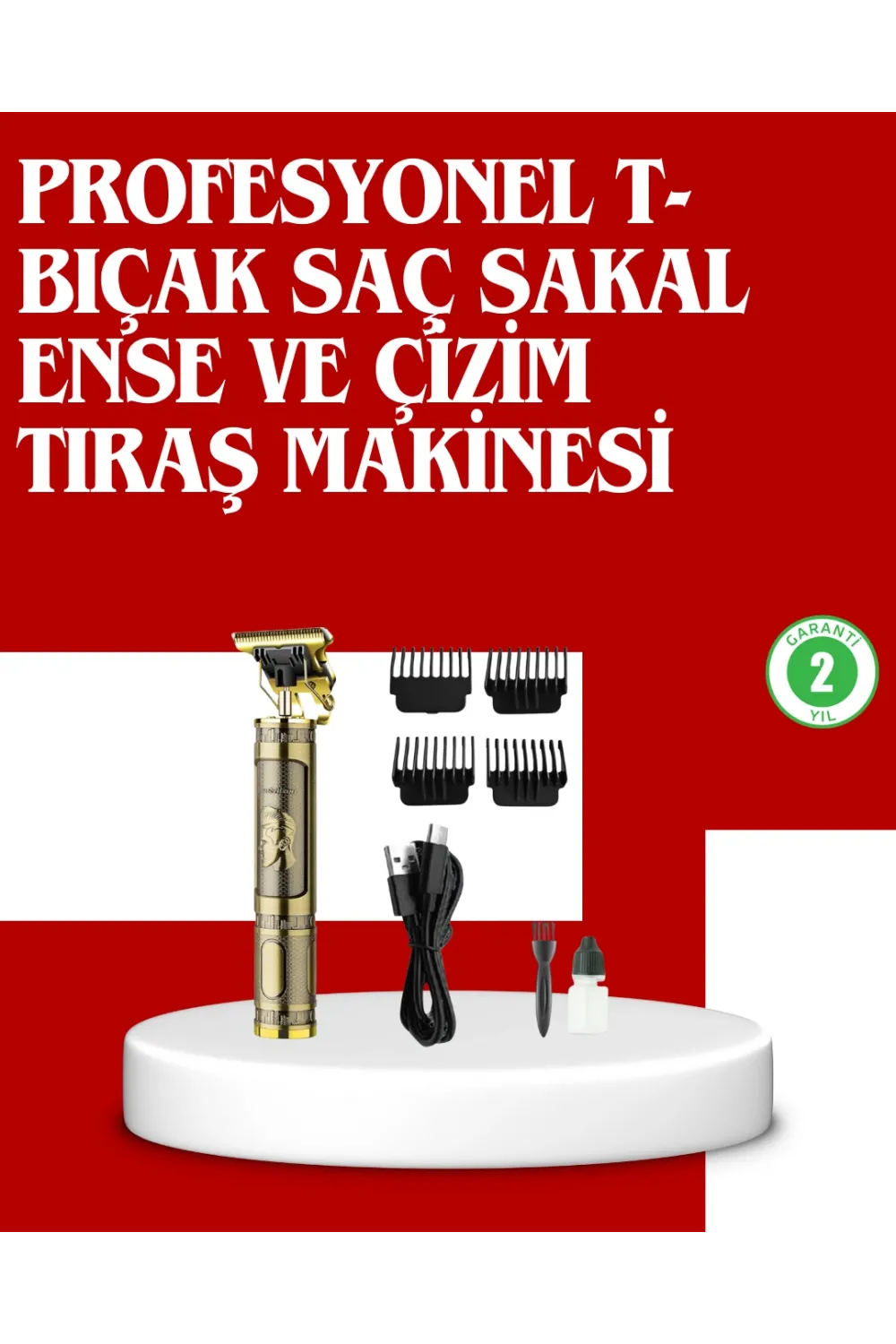 Daling Profesyonel Tıraş Makinesi Islak Ve Kuru Kullanım