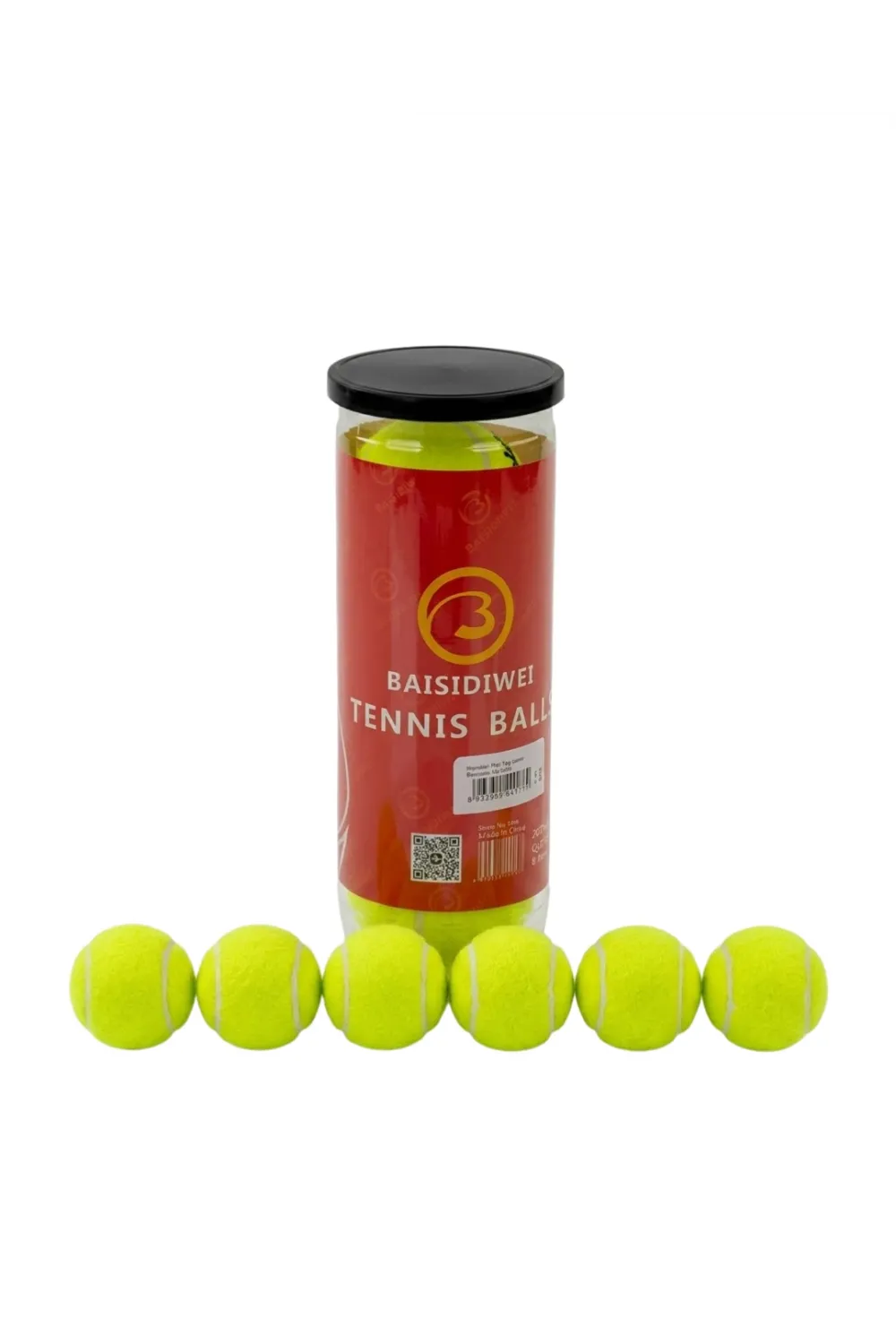 Dayanıklı Tenis Topu 6’lı Set Yüksek Zıplama Ve Uzun Ömür