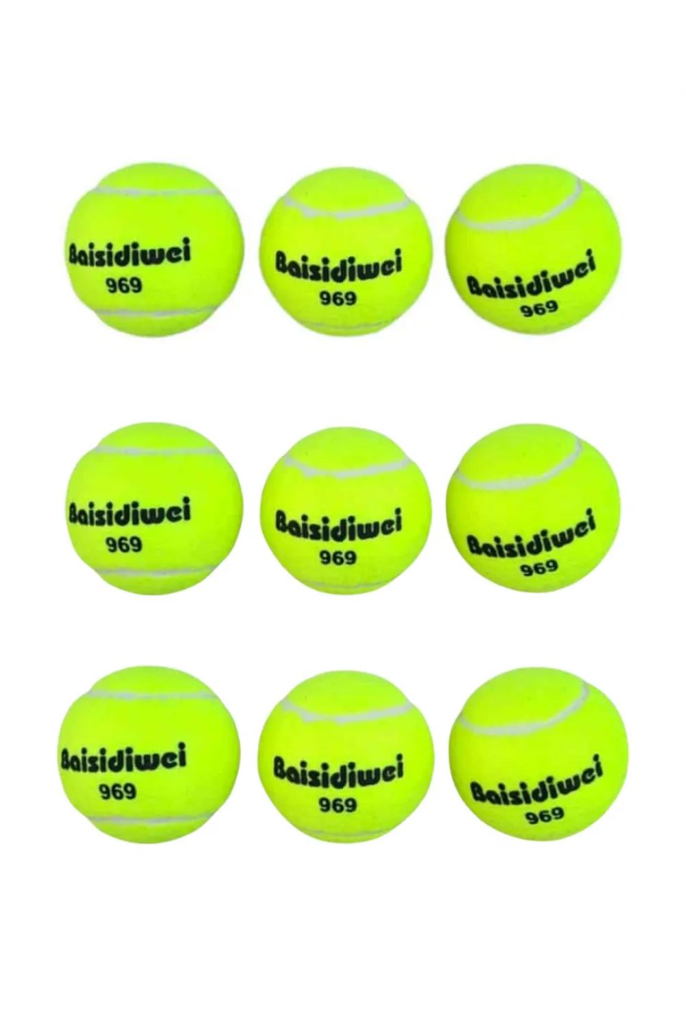 Dayanıklı Tenis Topu 9’lu Set Yüksek Performans Ve Dengeli Zıplama