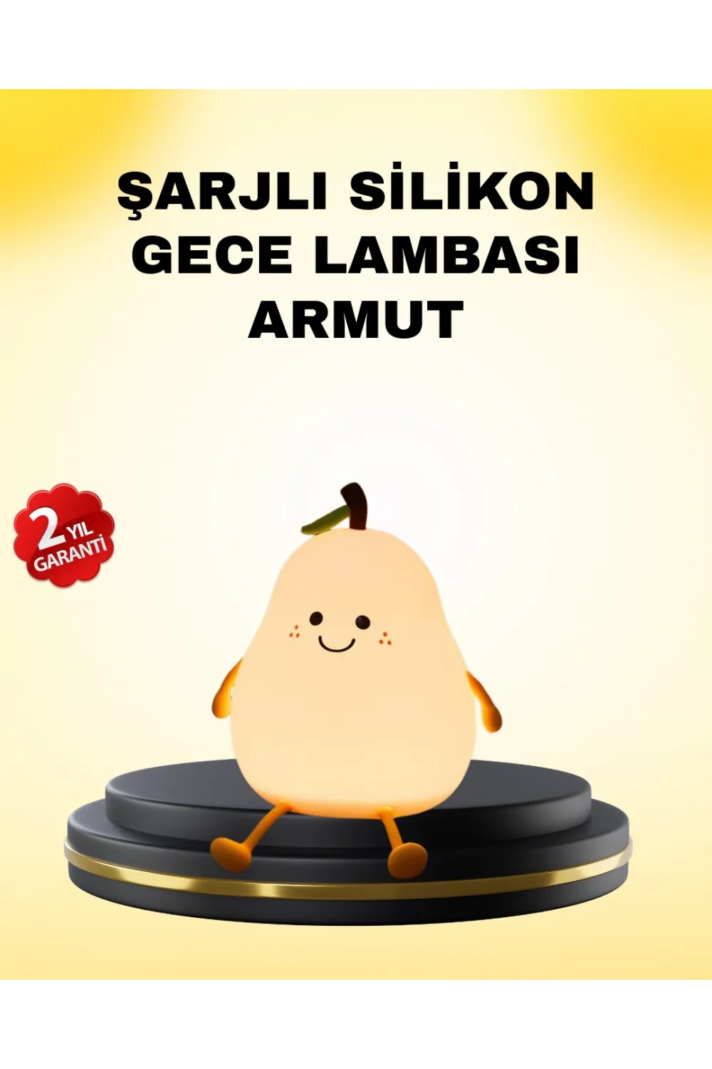 Dekoratif Armut Led Lamba Renk Ayarlı Şarj Edilebilir