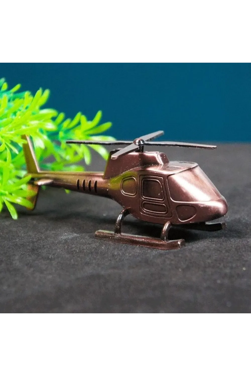 Dekoratif Metal Helikopter